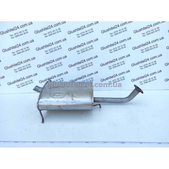 Глушитель Шевроле Лачетти (Chevrolet Lacetti) 1.4/1.6 Хэтчбек (05.57) алюминизированный Polmostrow