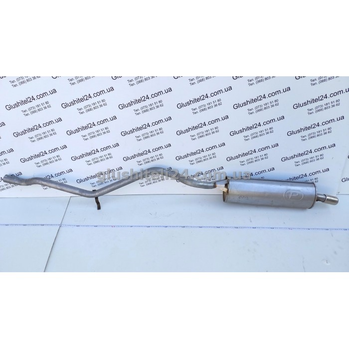 Глушитель Фиат Типо (Fiat Tipo) 88-95 1.4/1.6/1.7D (07.13) Polmostrow алюминизированный