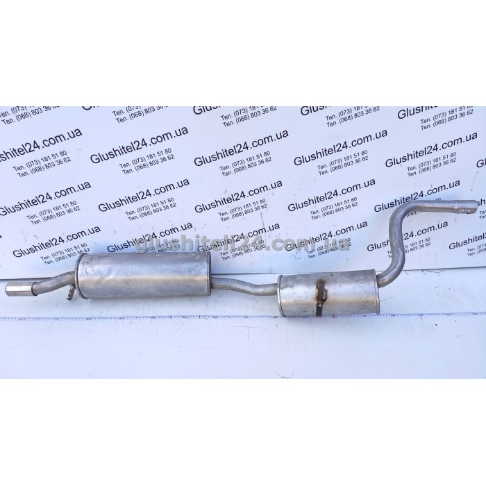 Выхлопная Система (глушитель) Фиат Уно (Fiat Uno) 1.1/1.4/1.5 1985-1992 (07.140) Polmostrow алюминизированная