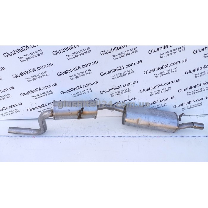 Выхлопная Система (глушитель) Фиат Уно (Fiat Uno) 1.4; 1.5 kat 89-94 (07.144) Polmostrow алюминизированная