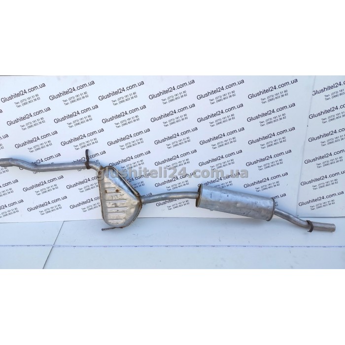 Выхлопная Система (глушитель) Фиат Темпра (Fiat Tempra) 90-97 1.9TD SDN (07.166) Polmostrow алюминизированный