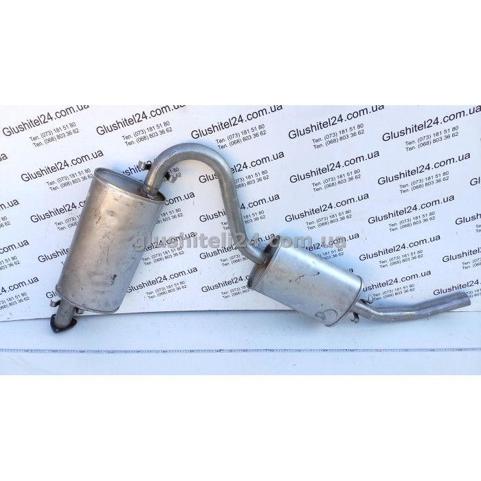 Выхлопная система (глушитель) Ситроен Джампер (Citroen Jumper)/ Фиат Дукато (Fiat Ducato)/ Пежо Боксер (Peugeot Boxer) 1.9D/2.5D/2.0 бензин 1994-2002 (07.23) Polmostrow алюминизированный