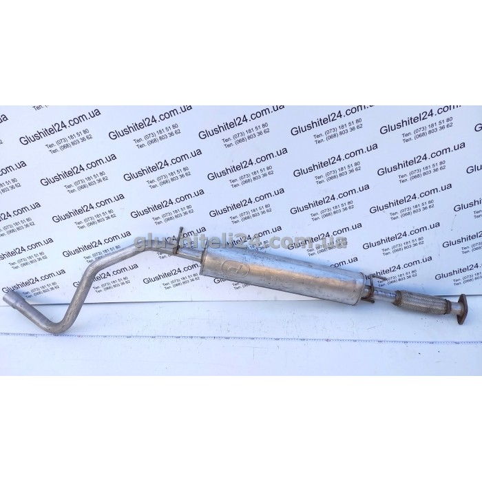 Резонатор Фіат Стиль (Fiat Stilo) 1.8 -16V хетчбек/універсал 2001-2008 (07.427) Polmostrow алюмінізований