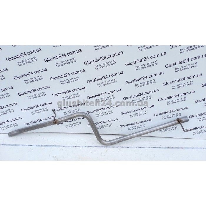 Труба середня глушника Фіат Добло (Fiat Doblo) 1.9D дизель 2000-2005 (07.430) Polmostrow алюмінізована