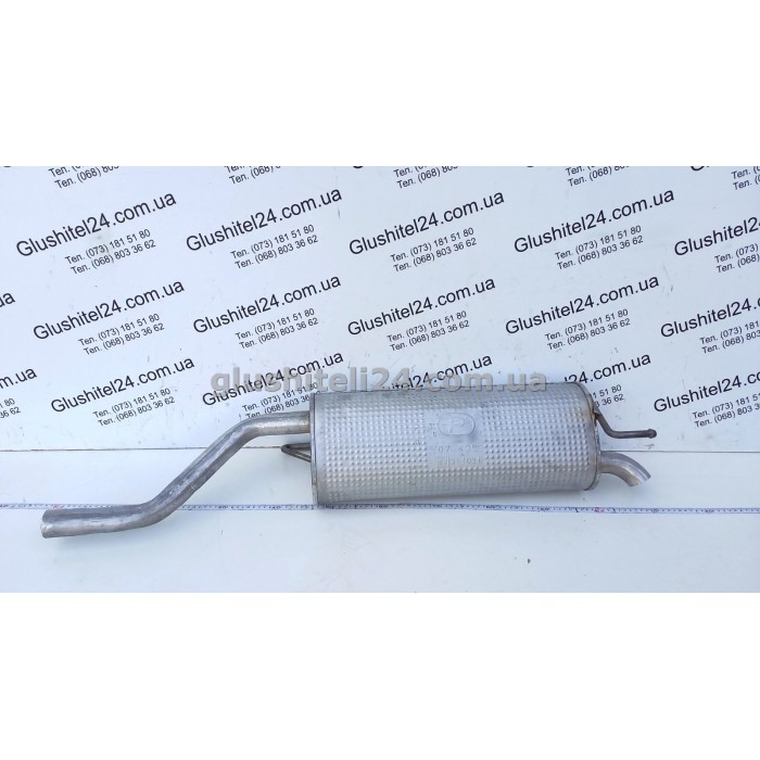 Глушитель Фиат Гранде Пунто (Fiat Grande Punto) 1.4 2005-/ Опель Корса Д (Opel Corsa D) 1.2 16V 2006-2009 (07.435) Polmostrow алюминизированный