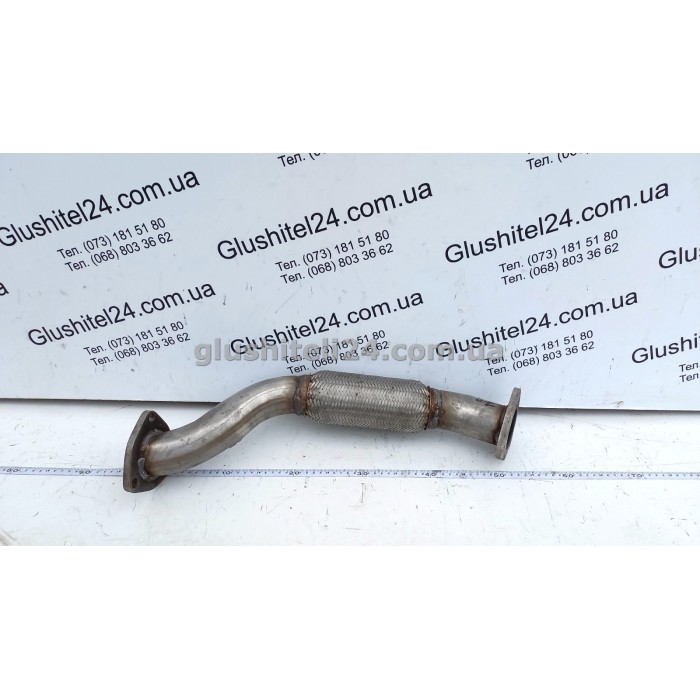 Приймальна труба (штани) Сітроен Джампер 3 (Citroen Jumper III)/Фіат Дукато 4 (Fiat Ducato IV) 2.2JTD/2.3JTD /Пежо Боксер 3 (Peugeot Boxer III) 2.2 HDi 2006-2011 (07.78) Polmostrow алюмінізована