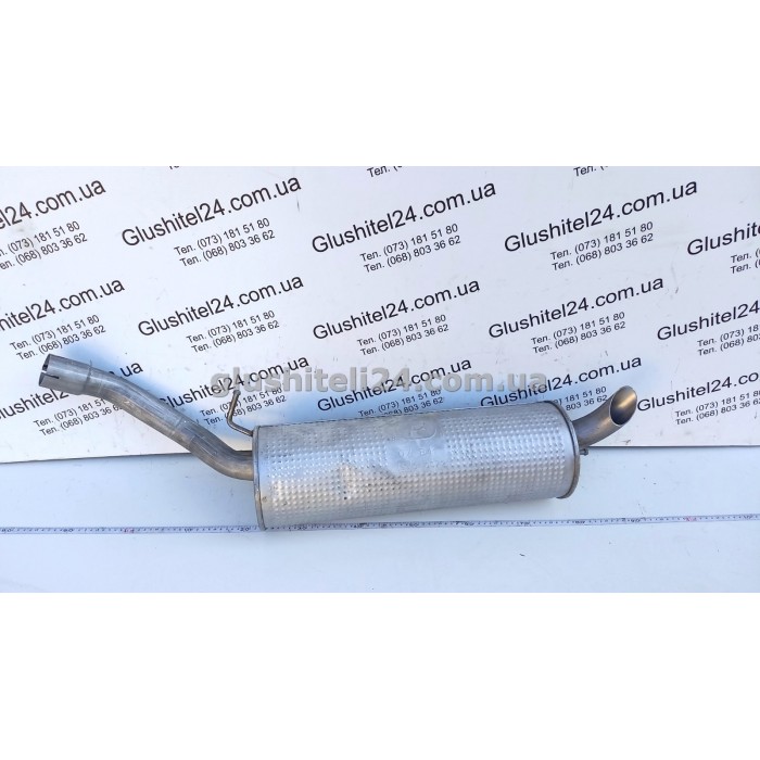 Глушник Фіат Браво 2 (Fiat Bravo II) 1.4/1.6D/1.9D 2007-/Фіат Стіло (Fiat Stilo) 1.6 бензин 01-/Лянча Дельта (Lancia Delta) 1.6JTD 2008-2014 (07.81) Polmostrow алюмінізований