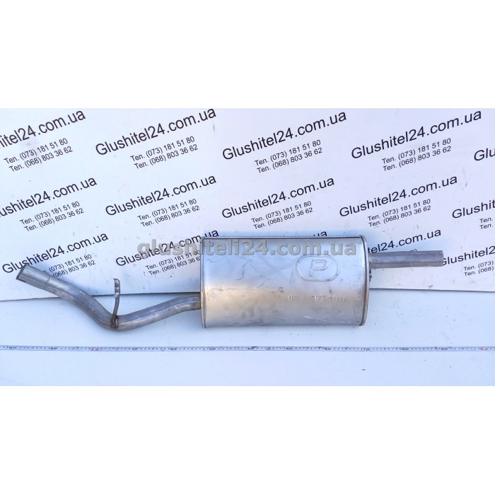 Глушник Форд Ескорт (Ford Escort) 1.6i 16V седан kat 1995-2001 (08.118) Polmostrow алюмінізований