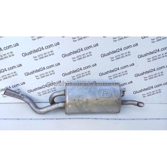 Глушник Форд Ескорт (Ford Escort) 1.6i 90-92 комбі/Форд Оріон (Ford Orion) 1.6 седан 90-92 (08.125) Polmostrow алюмінізований