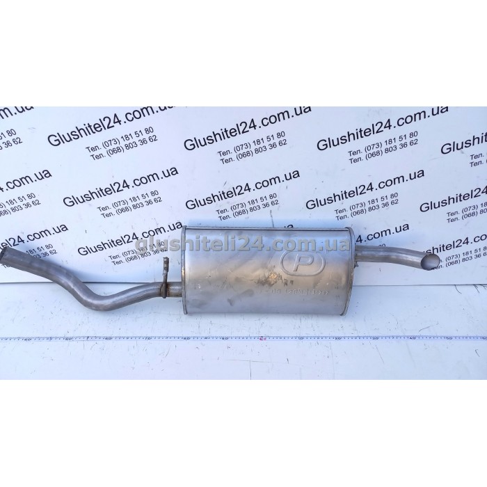 Глушник Форд Ескорт (Ford Escort) 1.6i-16V універсал 1995-2001 (08.128) Polmostrow алюмінізований