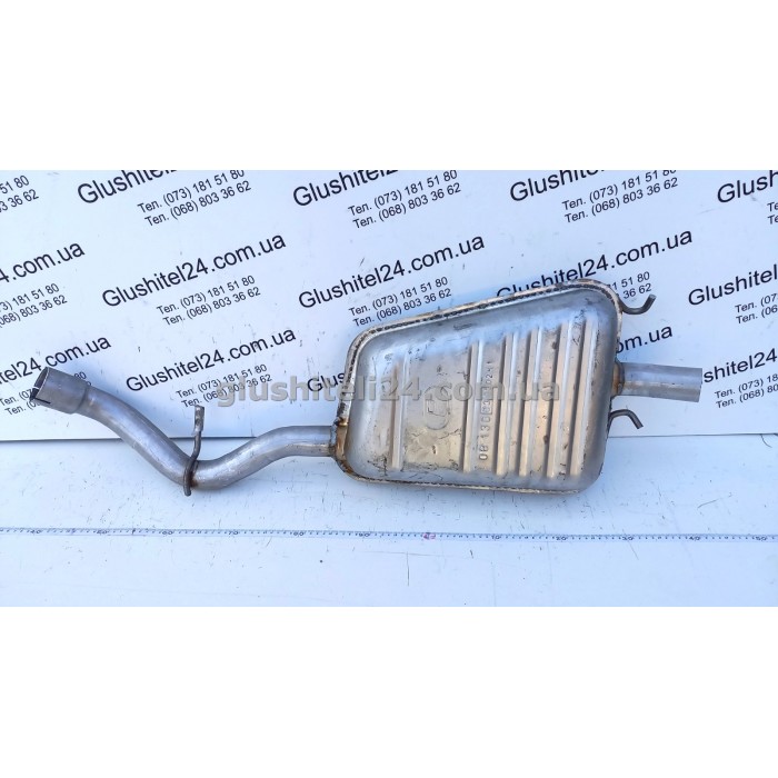 Глушник Форд Ескорт (Ford Escort) 1.8/2.0 16V kat 1991-1995 (08.130) Polmostrow алюмінізований