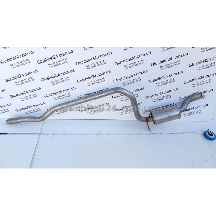 Резонатор Форд Фієста (Ford Fiesta) 89-93 1.6i/XR2 (08.201) Polmostrow алюмінізований