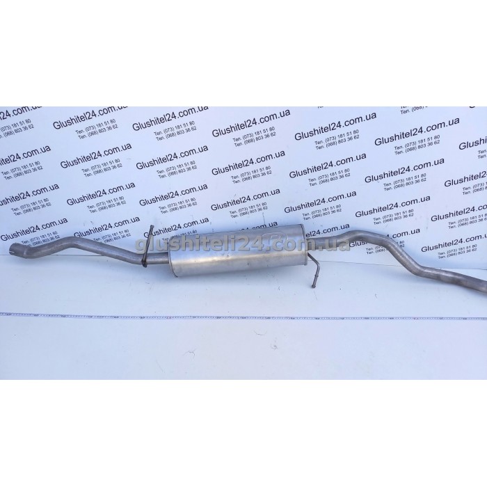 Резонатор Форд Галакси (Ford Galaxy) 1.9TDI 1995-2006/ Сеат Альхарма (Seat Alhambra) 1.9TDI 1996-2010 (Фольксваген Шаран) Volkswagen Sharan 1.9TDI 1995-2000 (08.220) Polmostrow алюминизированный