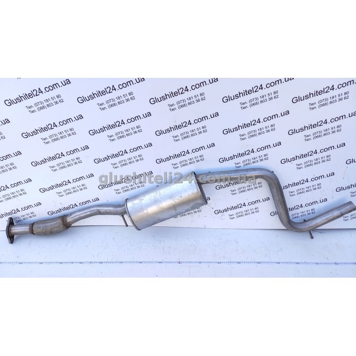 Резонатор з гофрою Форд Мондео (Ford Mondeo) 2.0 16V хетчбек/седан/універсал 1993-1997 (08.235) Polmostrow алюмінізований