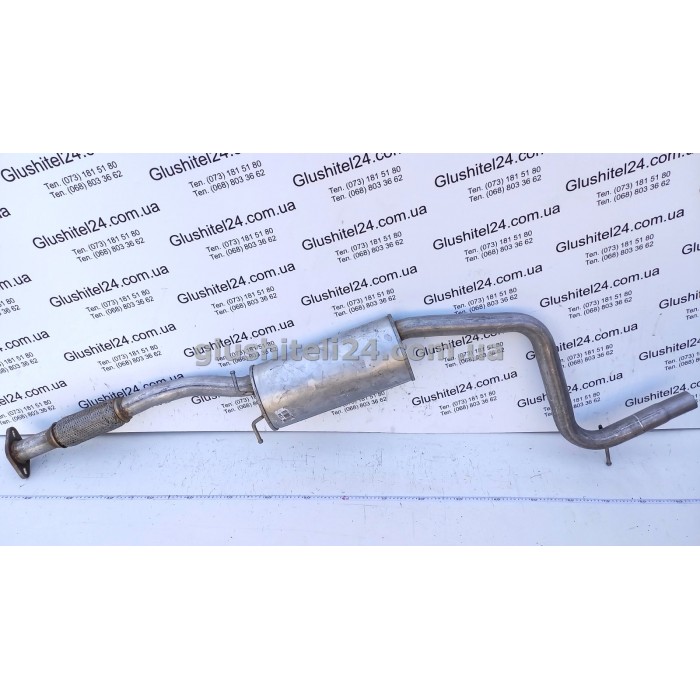 Резонатор з гофрою Форд Мондео 1 (Ford Mondeo 1) 1.8TD хетчбек/седан/комбі 1993-1996 (08.238) Polmostrow алюмінізований