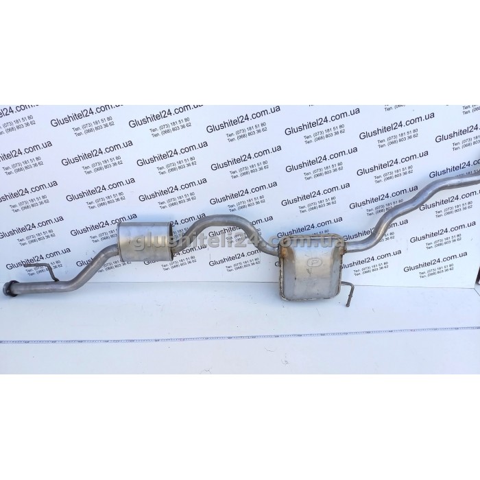 Резонатор Форд Сієрра (Ford Sierra) 2.0 OHC 1985-1989 (08.296) Polmostrow алюмінізований