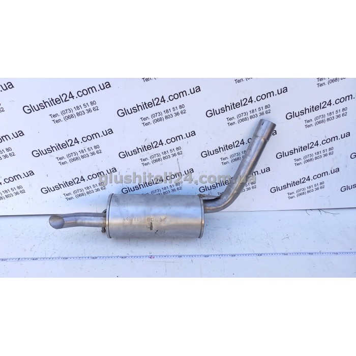 Глушник задній Форд Сієрра (Ford Sierra) 2.0 DOHC 1989-1993 (08.300) Polmostrow алюмінізований