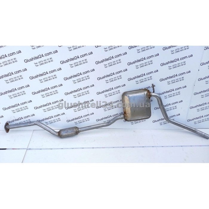 Резонатор Форд Сиерра (Ford Sierra) 1.6 OHC бензин/2.3D дизель 1985-1992 (08.31) Polmostrow алюминизированный