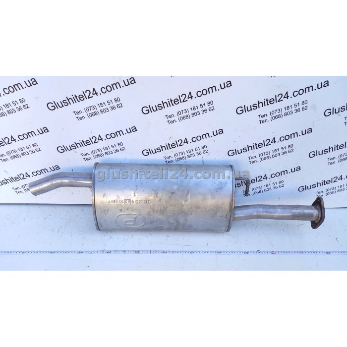 Резонатор Форд Транзит (Ford Transit) 80-100S-120-150S 94-00 (08.334) Polmostrow алюминизированный