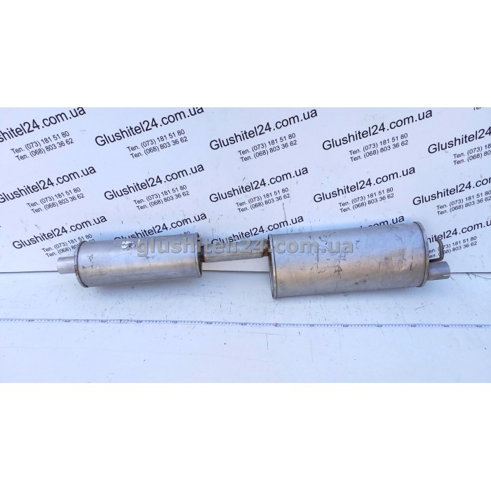 Резонатор Форд Транзит (Ford Transit) 86-88 2.5D 80-190/100L (08.35) Polmostrow алюминизированный