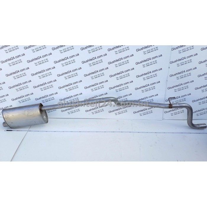 Глушитель Форд Транзит (Ford Transit) 2.5D длинная база 1994-1996 (08.378) Polmostrow алюминизированный