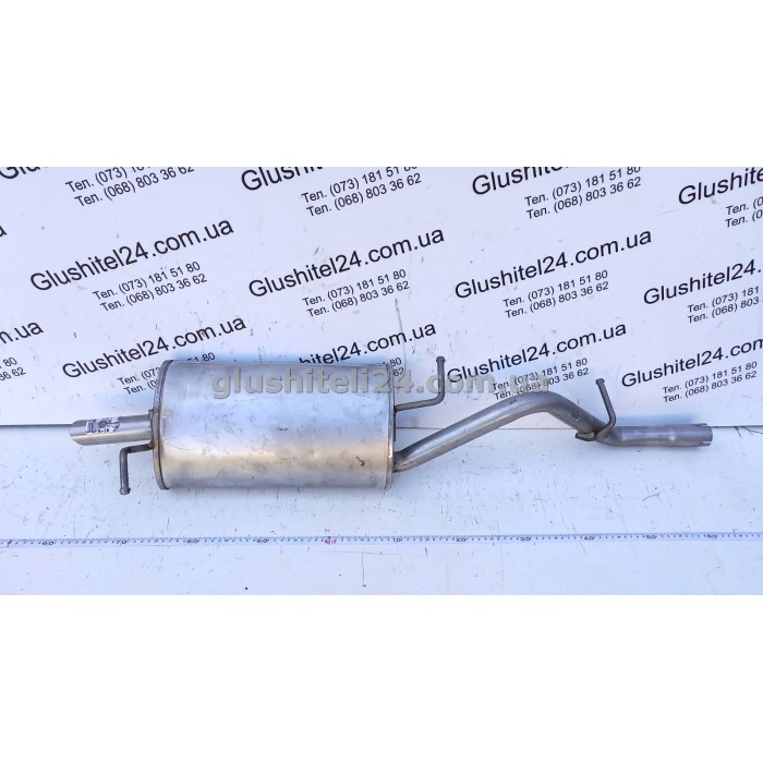 Глушитель Форд Ка (Ford Ka) 1.3i kat 1996-2008 (08.387) Polmostrow алюминизированный