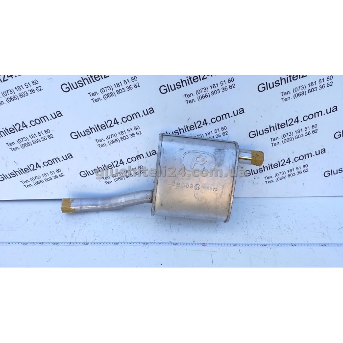 Глушник Форд Фокус 1 (Ford Focus 1) 1.6i 16V хетчбек 1998-2004 (08.388) Polmostrow алюмінізований