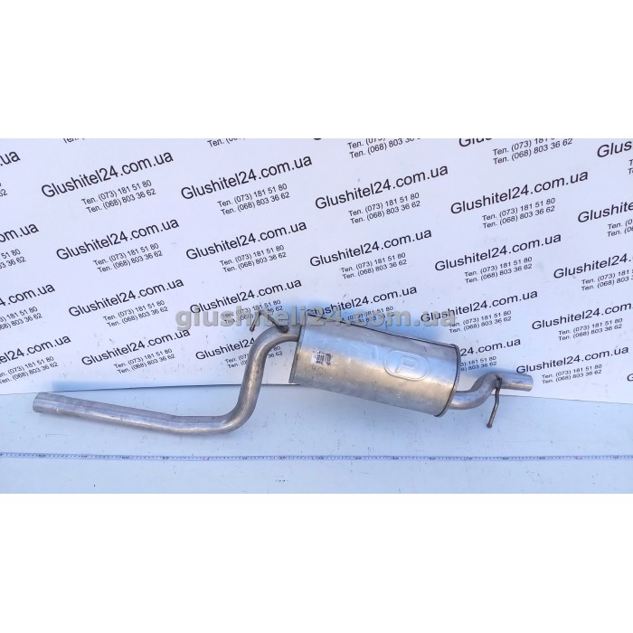 Резонатор Форд Фокус 1 (Ford Focus 1) 1.6i 16V хетчбек/седан/універсал 1998-2004 (08.390) Polmostrow алюмінізований