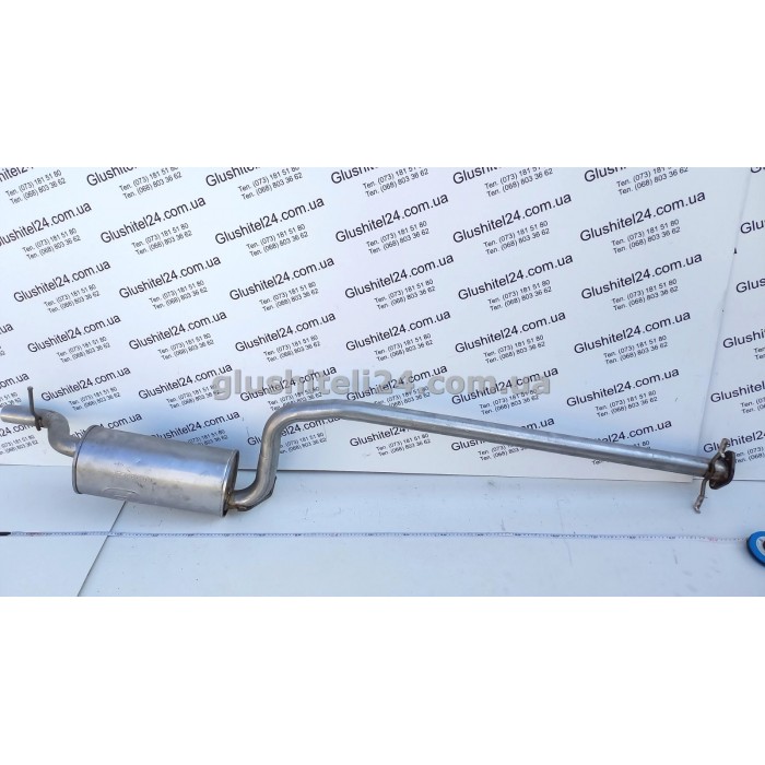 Резонатор Форд Фокус 1 (Ford Focus 1) 1.8TDI/1.8TDCI 1998-2004 (08.393) Polmostrow алюминизированный