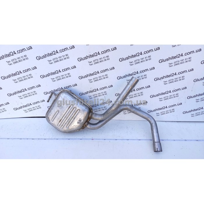 Глушитель левый Форд Мондео (Ford Mondeo) 2.5 24V V6 универсал 1994-1999 (08.397) Polmostrow алюминизированный