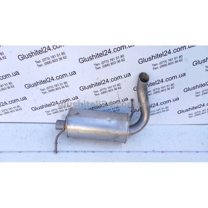 Глушник Форд Галаксі (Ford Galaxy) 2.0/2.8 1995-2006/ Сеат Альхарма (Seat Alhambra) 2.0i 1996-2010 (Фольксваген Шаран) Volkswagen Sharan 2.0/2.8 1995-2010 (08.399) Polmostrow алюмінізований