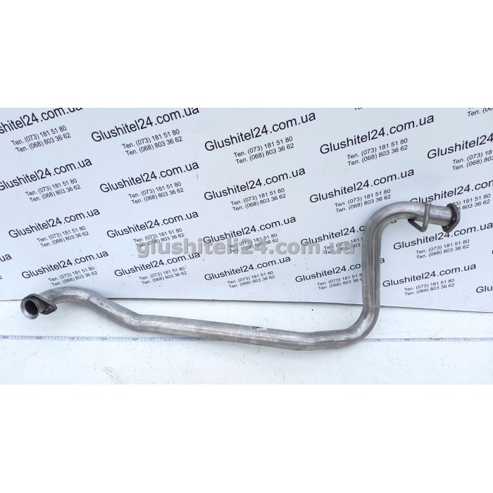 Приемная труба Форд Транзит (Ford Transit) 2,5D 1986-1988 (08.518) Polmostrow алюминизированная