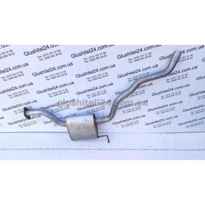 Резонатор Форд Сиерра (Ford Sierra) 1.6/1.8/2.0 1986-1992 (08.53) Polmostrow алюминизированный