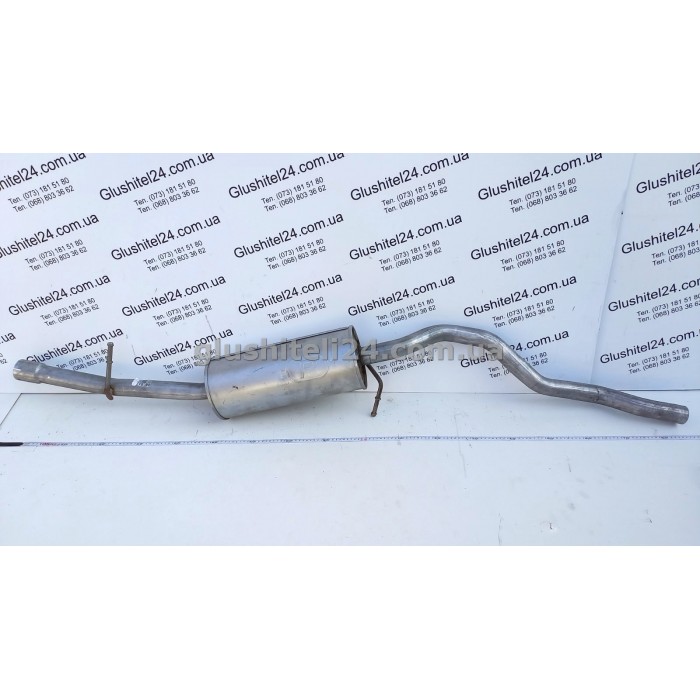 Резонатор Форд Галакси (Ford Galaxy) / Volkswagen Sharan (Фольксваген Шаран) 2.0i 94-95 (08.537) Polmostrow алюминизированный