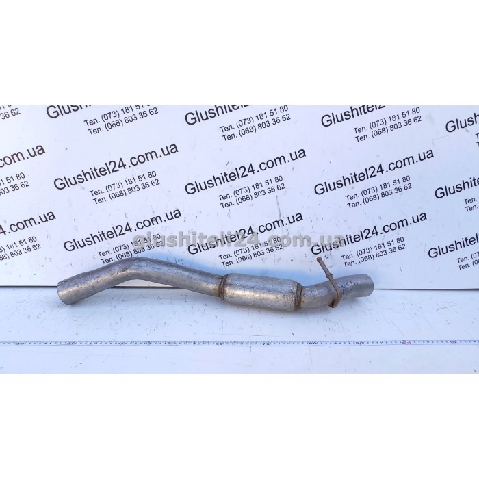 Труба кінцева Мазда 3 (Mazda 3) 1.6TD хетчбек/седан 2003-2008 (08.540) Polmostrow алюмінізована