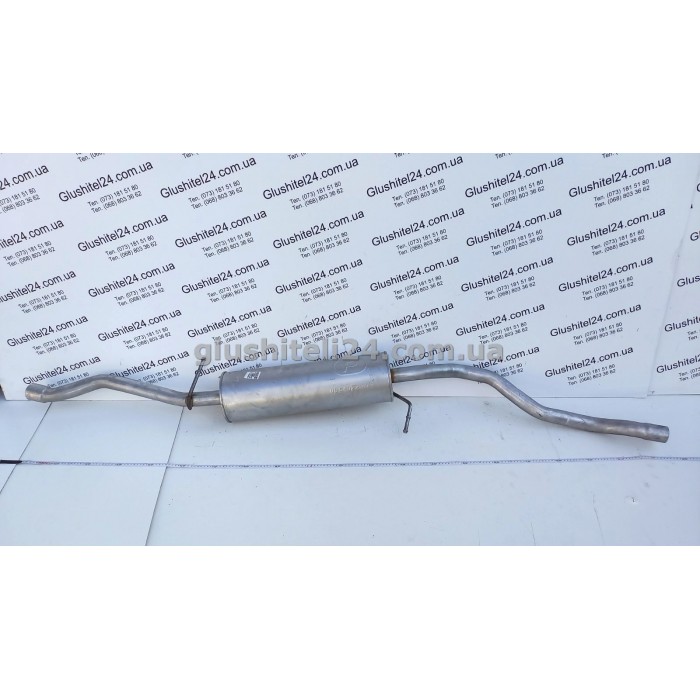 Резонатор Форд Галакси (Ford Galaxy)/Seat Alhambra (Сеат Альхарма)/Volkswagen Sharan (Фольксваген Шаран) 1.9/2.0TDi 2002-2010 (08.543) Polmostrow алюминизированный