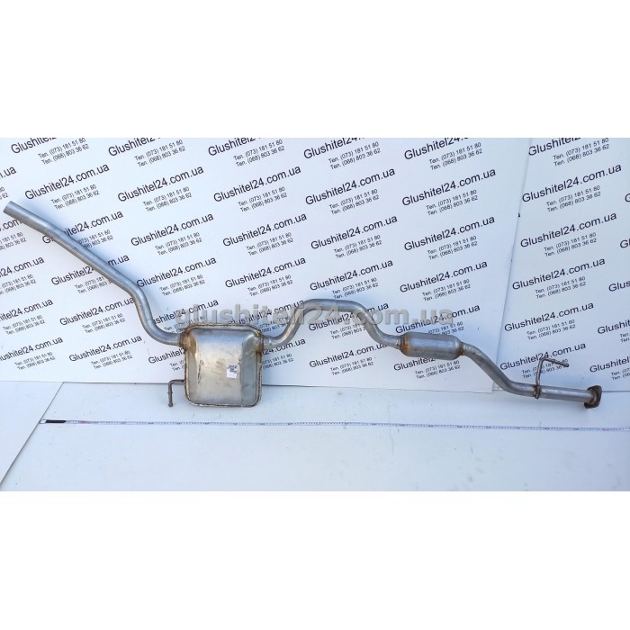 Резонатор Форд Сієрра (Ford Sierra) 1.8/2.0 OHC 1985-1989 (08.55) Polmostrow алюмінізований