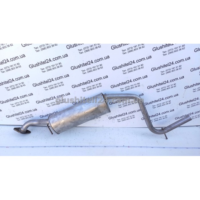 Резонатор Форд Мондео 2 (Ford Mondeo 2) 1.6i 16V/1.8i 16V 1998-2000 (08.552) Polmostrow алюминизированный