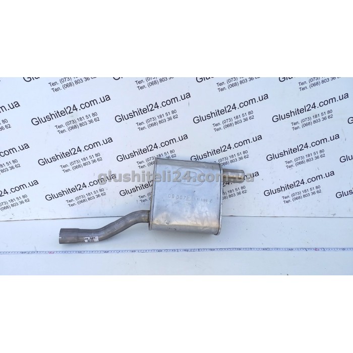 Глушник Форд Фокус 1 (Ford Focus 1) 1.6/2.0 бензин хечбек 1998-2004 (08.567) Polmostrow алюмінізований