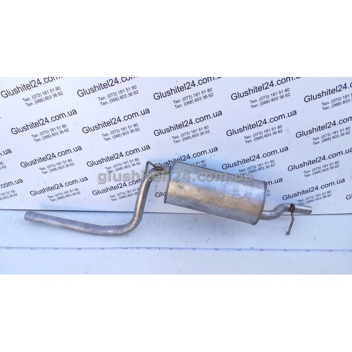 Резонатор Форд Фокус 1 (Ford Focus 1) 1.4i 16V хэтчбек/комби 1998-2004 (08.573) Polmostrow алюминизированный