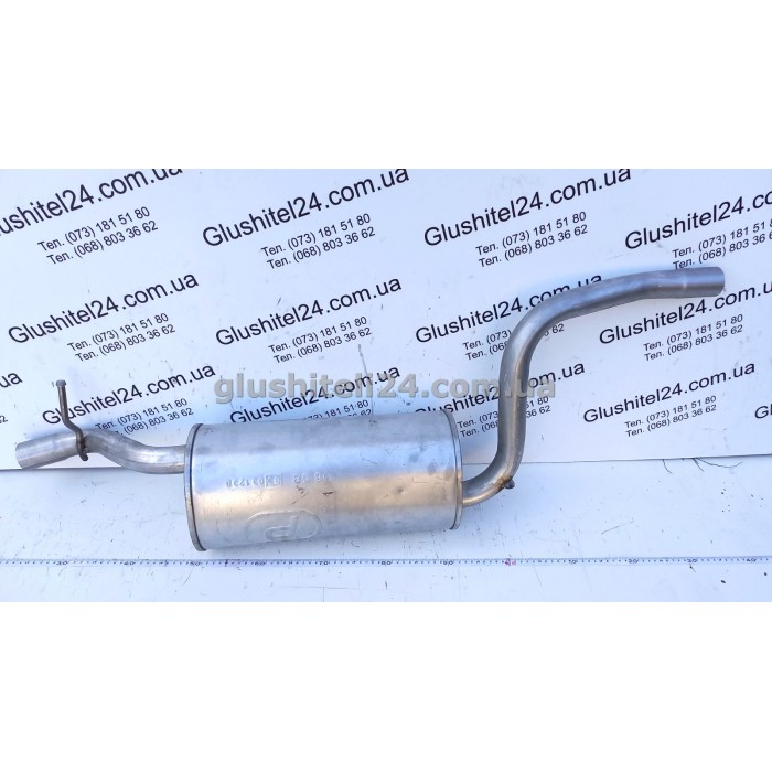 Глушник Форд Фокус 2/Фокус С-Макс (Ford Focus 2/Focus C-Max) 1.4/1.6 2004-2011/ Вольво S40/С30 (Volvo S40/С30) 1.6 2004 - (08.58) Polmostrow алюмінізований