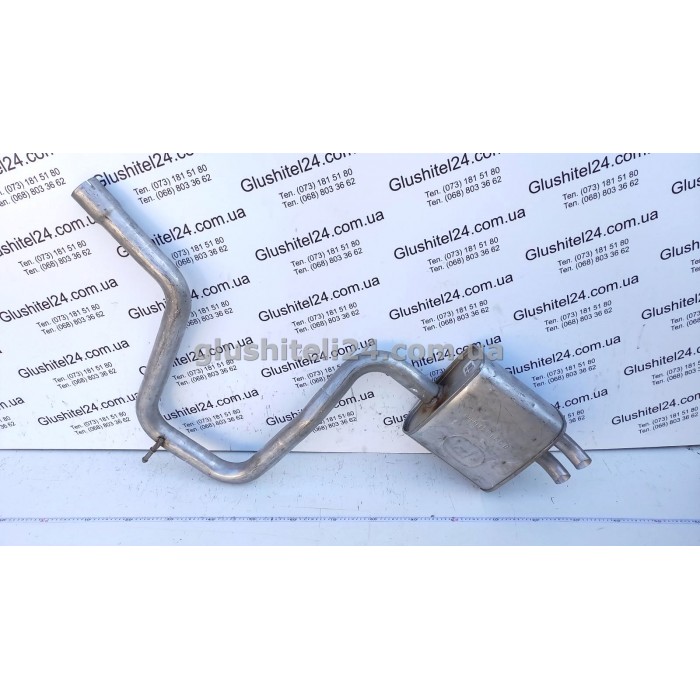 Глушитель задний Форд Мондео (Ford Mondeo) 1.8TD хэтчбек/седан 1996-2000 (08.591) Polmostrow алюминизированный