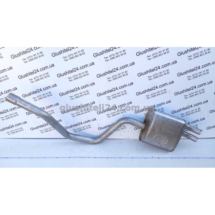 Глушник Форд Мондео 2 (Ford Mondeo 2) 1.8TD комбі 1996-2000 (08.592) Polmostrow алюмінізований