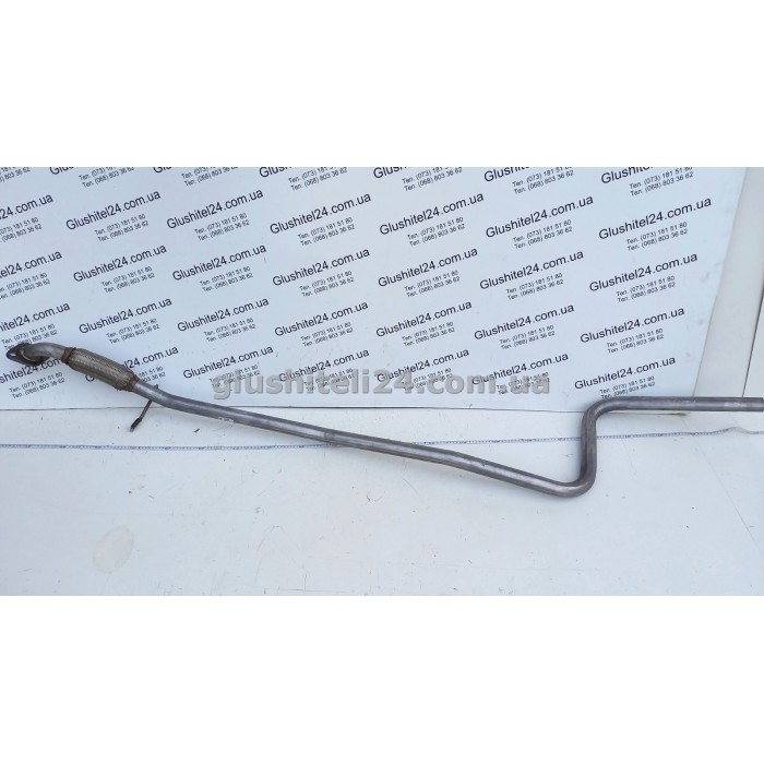 Труба средняя глушителя Форд Фиеста/Фьюжн (Ford Fiesta/Fusion)/ Мазда 2 (Mazda 2) 1.2/1.25/1.4 16V 2001- (08.597) Polmostrow алюминизированная