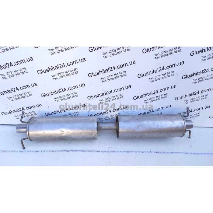 Резонатор Форд Транзит (Ford Transit) 2.0 Di TD SWB; MWB 100KM 08/00 (08.601) Polmostrow алюминизированный