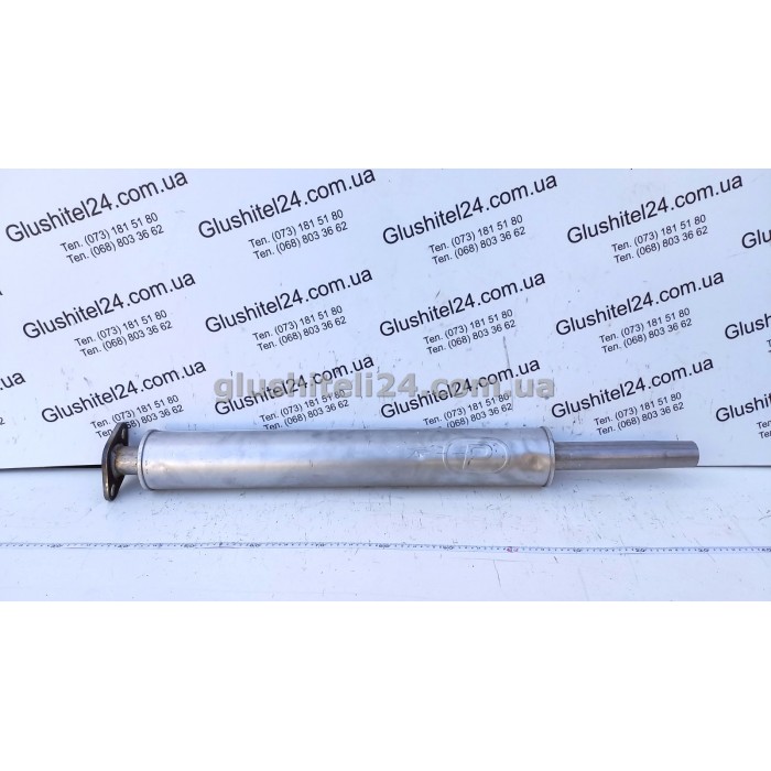 Резонатор Форд Фокус 2/Фокус С-Макс (Ford Focus 2/Focus C-Max) 1.6/1.8/2.0 2004-2011/ Вольво В50/S40/С30 (Volvo V50/S40/С30) 1.8/2.0 2004 - (08.61) Polmostrow алюмінізований