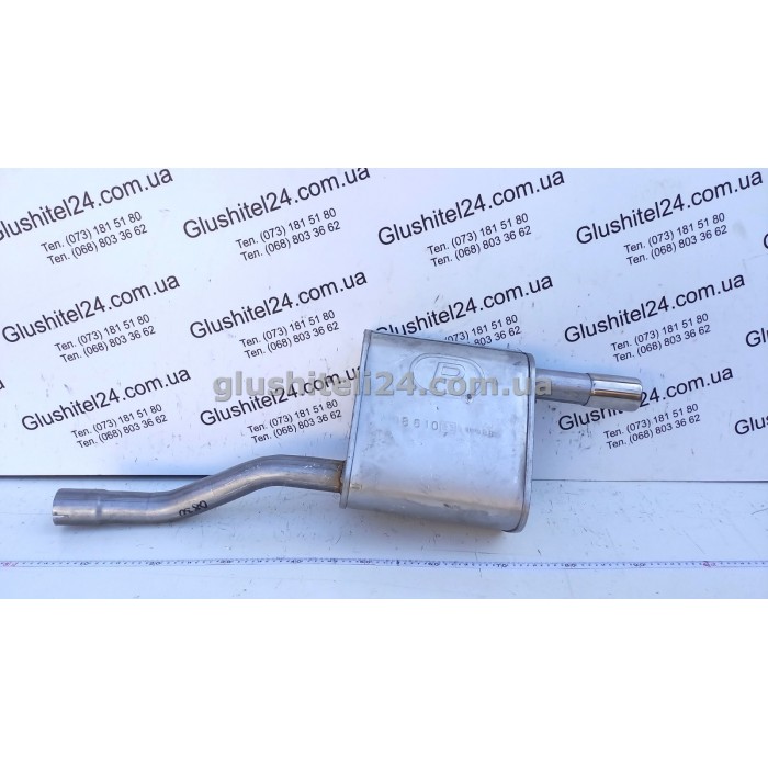 Глушник Форд Фокус (Ford Focus) 1.8i -16V седан 1998-2004 (08.610) Polmostrow алюмінізований