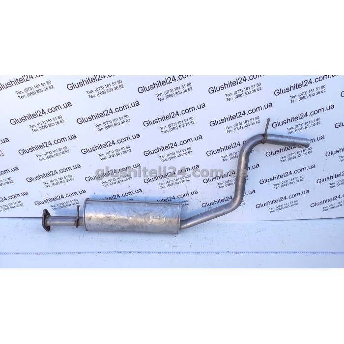 Резонатор Форд Мондео 3 (Ford Mondeo 3) 1.8/2.0 -16V бензин хетчбек/седан/універсал 2000-2007 (08.617) Polmostrow алюмінізований