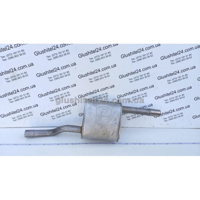 Глушитель Форд Фокус 1 (Ford Focus 1) 1.8i -16V универсал 1998-2004 (08.654) Polmostrow алюминизированный