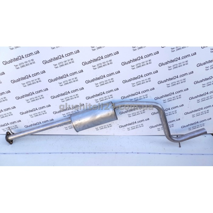 Резонатор Форд Мондео 3 (Ford Mondeo 3) 2.0 DCi/TDCi 2000-2004 (08.658) Polmostrow алюминизированный